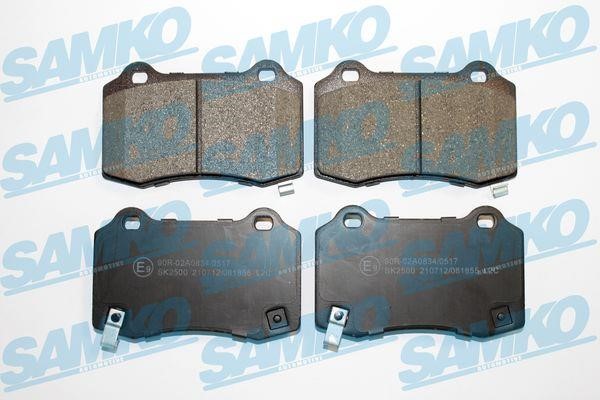 Samko 5SP1855 Brake Pad Set, disc brake 5SP1855: Buy near me in Poland at 2407.PL - Good price!