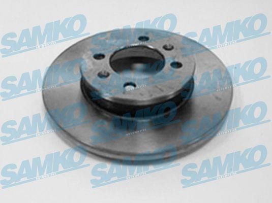 Samko A4071P Тормозной диск передний невентилируемый A4071P: Отличная цена - Купить в Польше на 2407.PL!