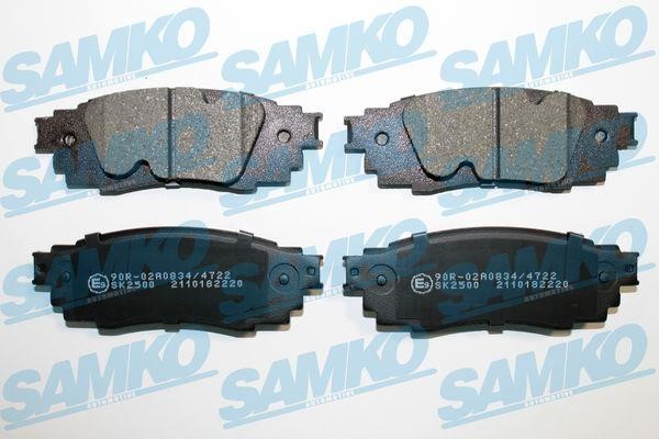 Samko 5SP2220 Тормозные колодки дисковые, комплект 5SP2220: Отличная цена - Купить в Польше на 2407.PL!