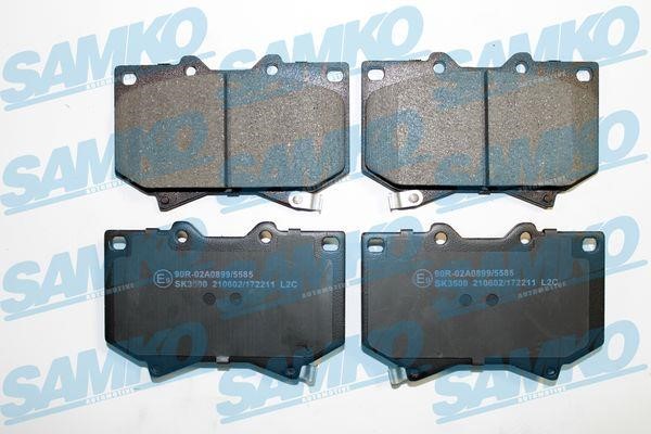 Samko 5SP2211 Brake Pad Set, disc brake 5SP2211: Buy near me in Poland at 2407.PL - Good price!