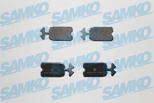 Samko 5SP115 Тормозные колодки дисковые, комплект 5SP115: Отличная цена - Купить в Польше на 2407.PL!