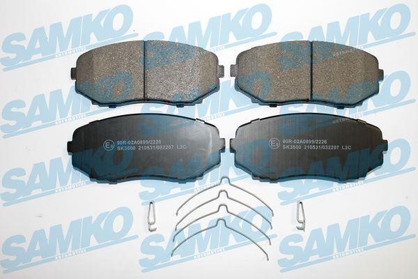 Samko 5SP2207 Brake Pad Set, disc brake 5SP2207: Buy near me in Poland at 2407.PL - Good price!