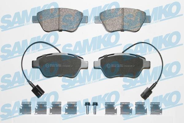 Samko 5SP1656K Brake Pad Set, disc brake 5SP1656K: Buy near me in Poland at 2407.PL - Good price!