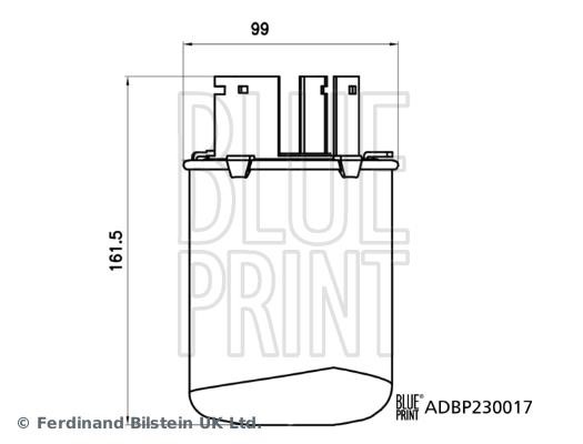 Filtr paliwa Blue Print ADBP230017