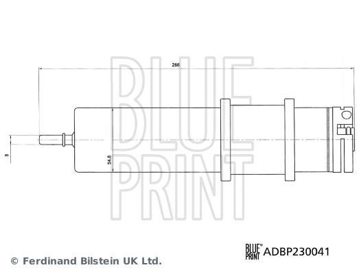 Filtr paliwa Blue Print ADBP230041