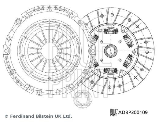 Blue Print ADBP300109 Sprzęgło, komplet ADBP300109: Atrakcyjna cena w Polsce na 2407.PL - Zamów teraz!