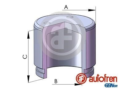 Autofren D025818 Brake caliper piston D025818: Buy near me at 2407.PL in Poland at an Affordable price!