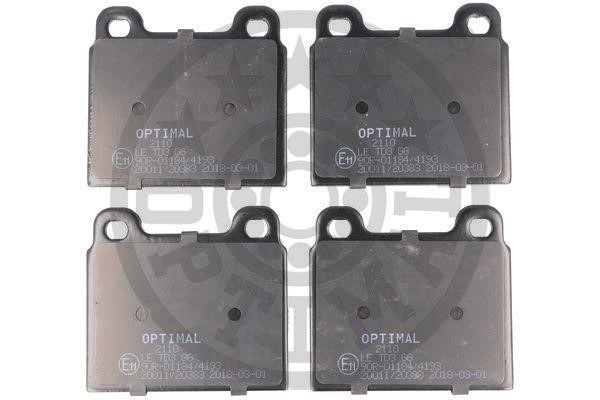 Optimal BP-02110 Тормозные колодки дисковые, комплект BP02110: Отличная цена - Купить в Польше на 2407.PL!