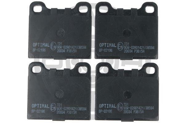 Optimal BP-02196 Тормозные колодки дисковые, комплект BP02196: Отличная цена - Купить в Польше на 2407.PL!