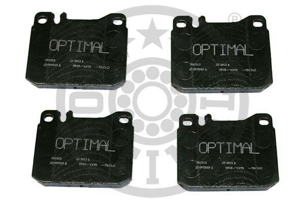 Optimal BP-02301 Тормозные колодки дисковые передние, комплект BP02301: Отличная цена - Купить в Польше на 2407.PL!