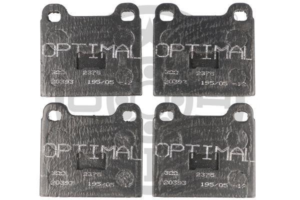 Optimal BP-02375 Тормозные колодки дисковые передние, комплект BP02375: Отличная цена - Купить в Польше на 2407.PL!