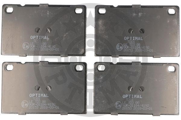 Optimal BP-05301 Brake Pad Set, disc brake BP05301: Buy near me in Poland at 2407.PL - Good price!