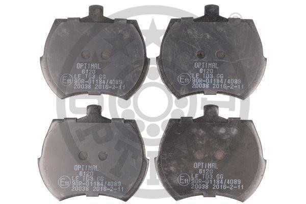 Optimal BP-06120 Front disc brake pads, set BP06120: Buy near me in Poland at 2407.PL - Good price!