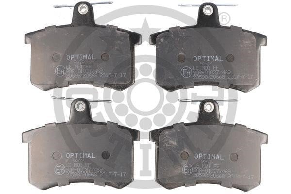 Optimal BP-09272 Rear disc brake pads, set BP09272: Buy near me in Poland at 2407.PL - Good price!