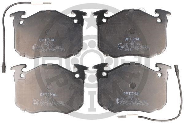 Optimal BP-09329 Front disc brake pads, set BP09329: Buy near me in Poland at 2407.PL - Good price!
