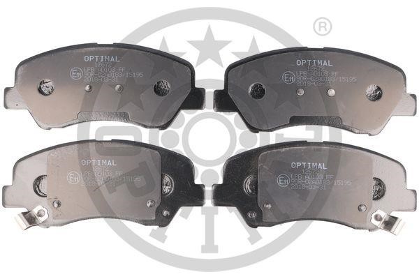 Optimal BP-12672 Front disc brake pads, set BP12672: Buy near me in Poland at 2407.PL - Good price!