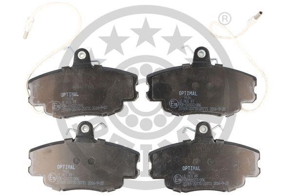 Optimal BP-09416 Front disc brake pads, set BP09416: Buy near me in Poland at 2407.PL - Good price!