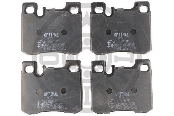 Optimal BP-09876 Rear disc brake pads, set BP09876: Buy near me at 2407.PL in Poland at an Affordable price!