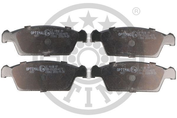 Optimal BP-09897 Front disc brake pads, set BP09897: Buy near me in Poland at 2407.PL - Good price!
