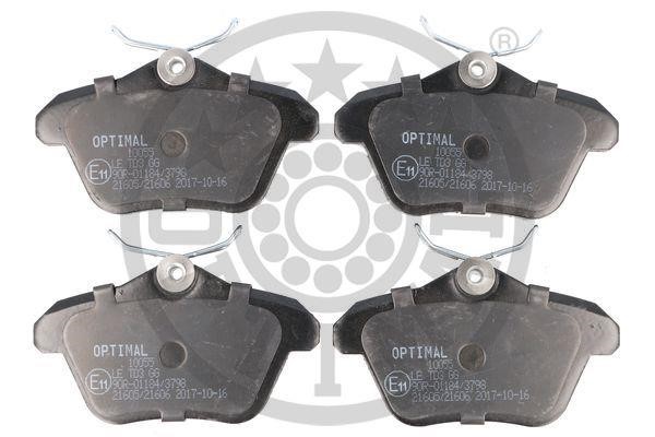 Optimal BP-10055 Rear disc brake pads, set BP10055: Buy near me in Poland at 2407.PL - Good price!