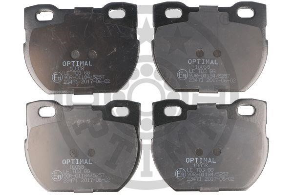 Optimal BP-10058 Тормозные колодки дисковые задние, комплект BP10058: Отличная цена - Купить в Польше на 2407.PL!