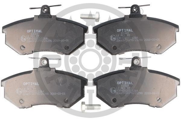 Optimal BP-10069 Front disc brake pads, set BP10069: Buy near me in Poland at 2407.PL - Good price!