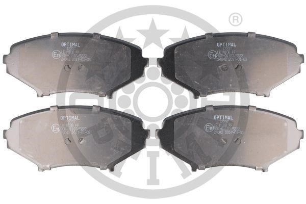 Optimal BP-12237 Front disc brake pads, set BP12237: Buy near me in Poland at 2407.PL - Good price!