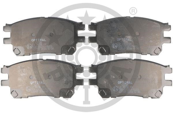 Optimal BP-12238 Front disc brake pads, set BP12238: Buy near me in Poland at 2407.PL - Good price!