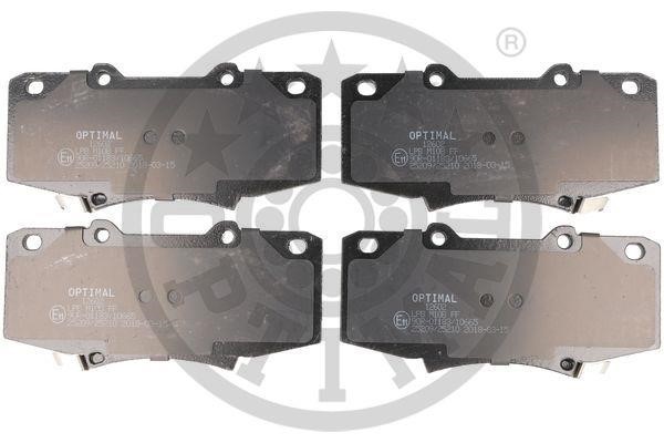 Optimal BP-12602 Front disc brake pads, set BP12602: Buy near me at 2407.PL in Poland at an Affordable price!