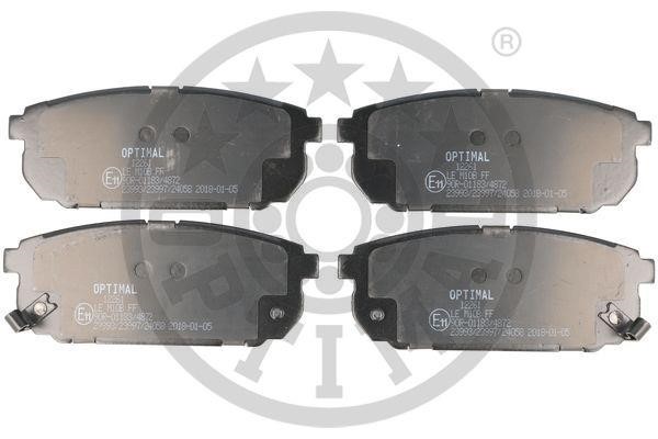 Optimal BP-12261 Rear disc brake pads, set BP12261: Buy near me in Poland at 2407.PL - Good price!