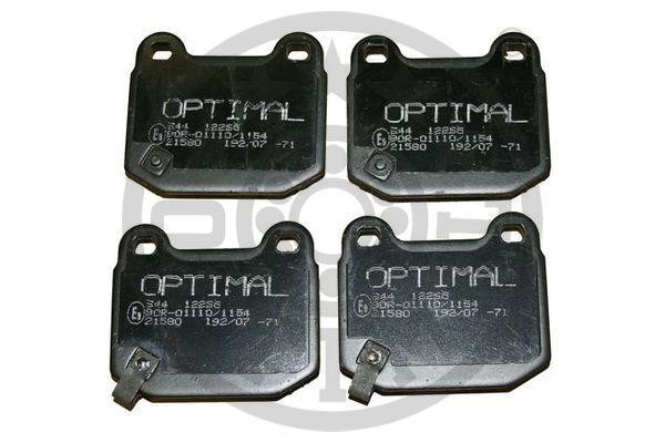 Optimal BP-12265 Rear disc brake pads, set BP12265: Buy near me in Poland at 2407.PL - Good price!