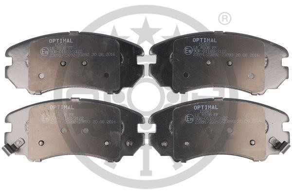 Optimal BP-12267 Brake Pad Set, disc brake BP12267: Buy near me in Poland at 2407.PL - Good price!