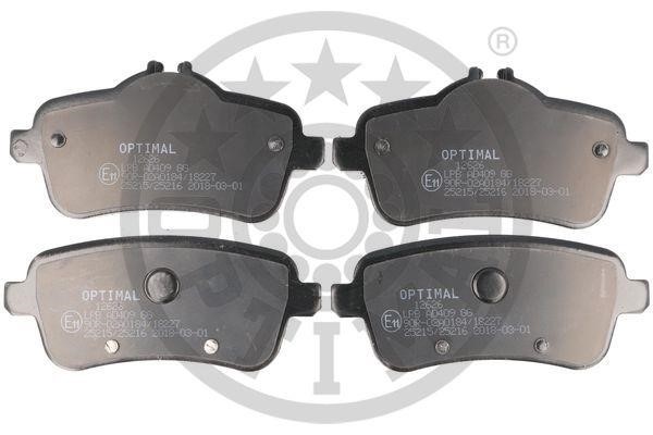 Optimal BP-12626 Rear disc brake pads, set BP12626: Buy near me in Poland at 2407.PL - Good price!
