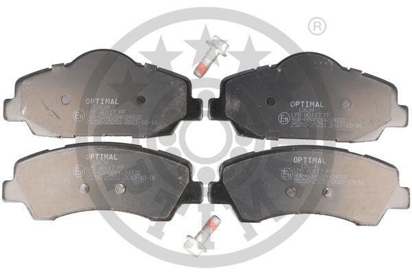 Optimal BP-12634 Brake Pad Set, disc brake BP12634: Buy near me at 2407.PL in Poland at an Affordable price!