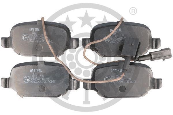 Optimal BP-12637 Rear disc brake pads, set BP12637: Buy near me in Poland at 2407.PL - Good price!