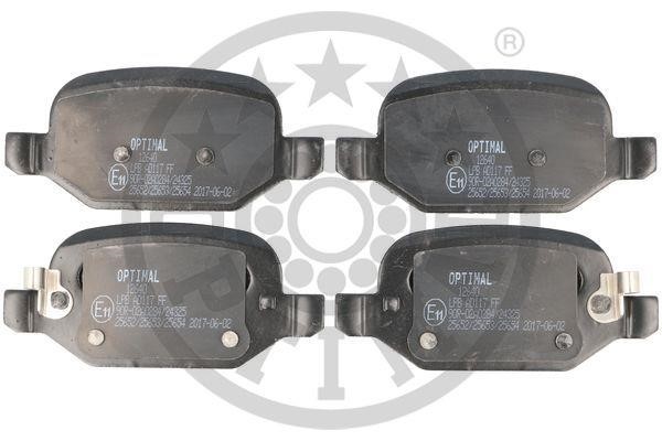 Optimal BP-12640 Тормозные колодки дисковые задние, комплект BP12640: Отличная цена - Купить в Польше на 2407.PL!