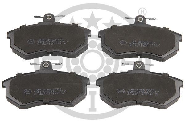 Optimal BP-09774 Front disc brake pads, set BP09774: Buy near me in Poland at 2407.PL - Good price!