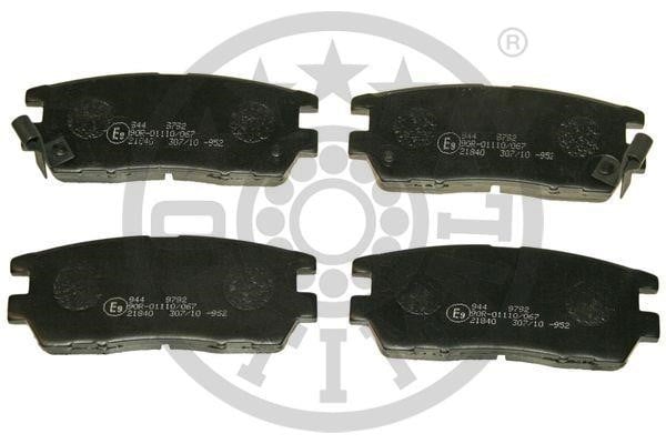 Optimal BP-09792 Rear disc brake pads, set BP09792: Buy near me in Poland at 2407.PL - Good price!
