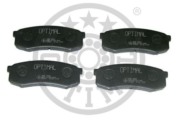 Optimal BP-09809 Front disc brake pads, set BP09809: Buy near me at 2407.PL in Poland at an Affordable price!