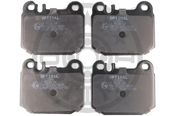 Optimal BP-12099 Rear disc brake pads, set BP12099: Buy near me in Poland at 2407.PL - Good price!