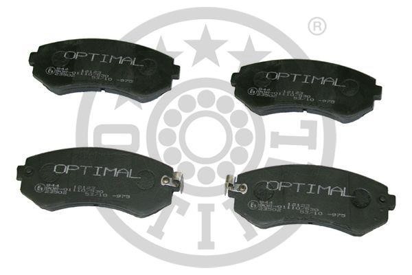 Optimal BP-12123 Тормозные колодки дисковые задние, комплект BP12123: Отличная цена - Купить в Польше на 2407.PL!