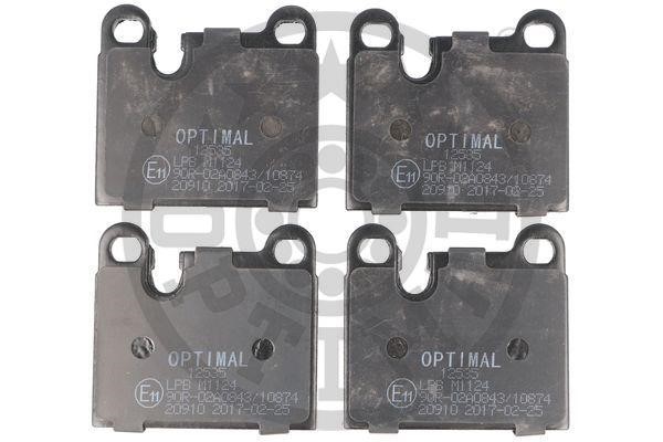 Optimal BP-12535 Brake Pad Set, disc brake BP12535: Buy near me in Poland at 2407.PL - Good price!