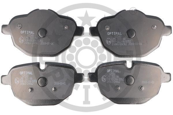 Optimal BP-12548 Brake Pad Set, disc brake BP12548: Buy near me in Poland at 2407.PL - Good price!