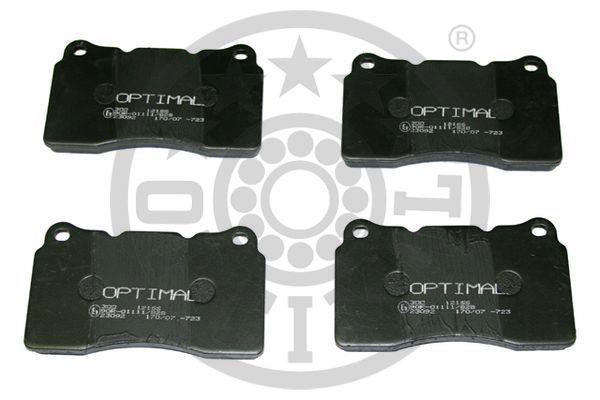 Optimal BP-12166 Front disc brake pads, set BP12166: Buy near me in Poland at 2407.PL - Good price!