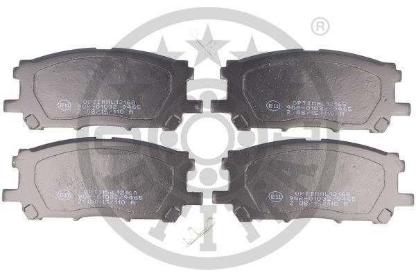 Optimal BP-12168 Front disc brake pads, set BP12168: Buy near me in Poland at 2407.PL - Good price!