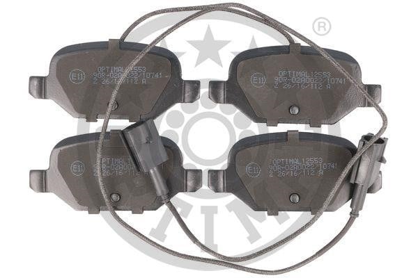 Optimal BP-12553 Rear disc brake pads, set BP12553: Buy near me at 2407.PL in Poland at an Affordable price!