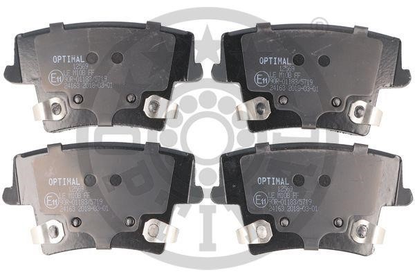 Optimal BP-12569 Rear disc brake pads, set BP12569: Buy near me in Poland at 2407.PL - Good price!