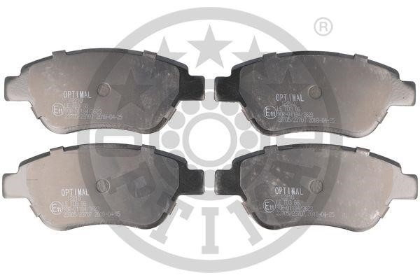 Optimal BP-12210 Front disc brake pads, set BP12210: Buy near me in Poland at 2407.PL - Good price!