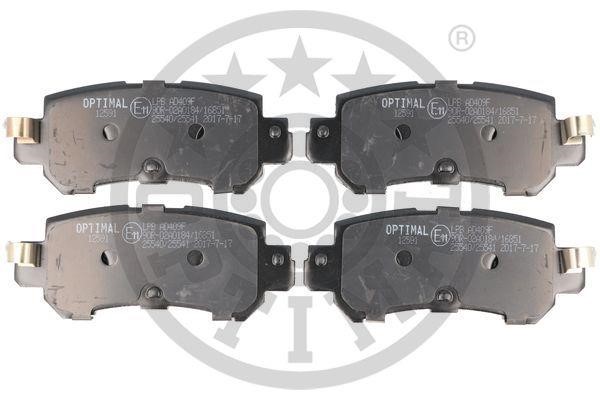 Optimal BP-12591 Rear disc brake pads, set BP12591: Buy near me in Poland at 2407.PL - Good price!