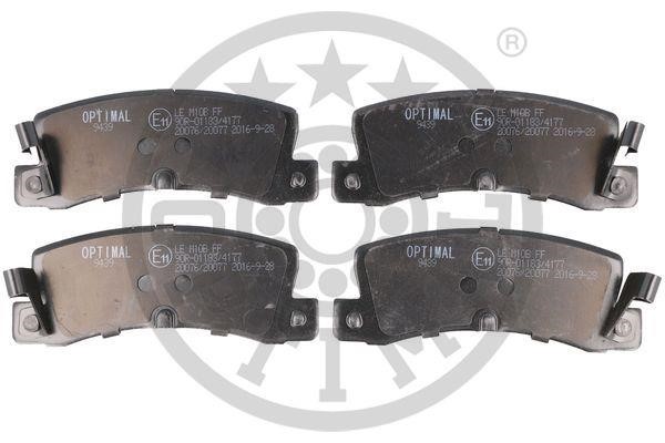 Optimal BP-09439 Rear disc brake pads, set BP09439: Buy near me in Poland at 2407.PL - Good price!